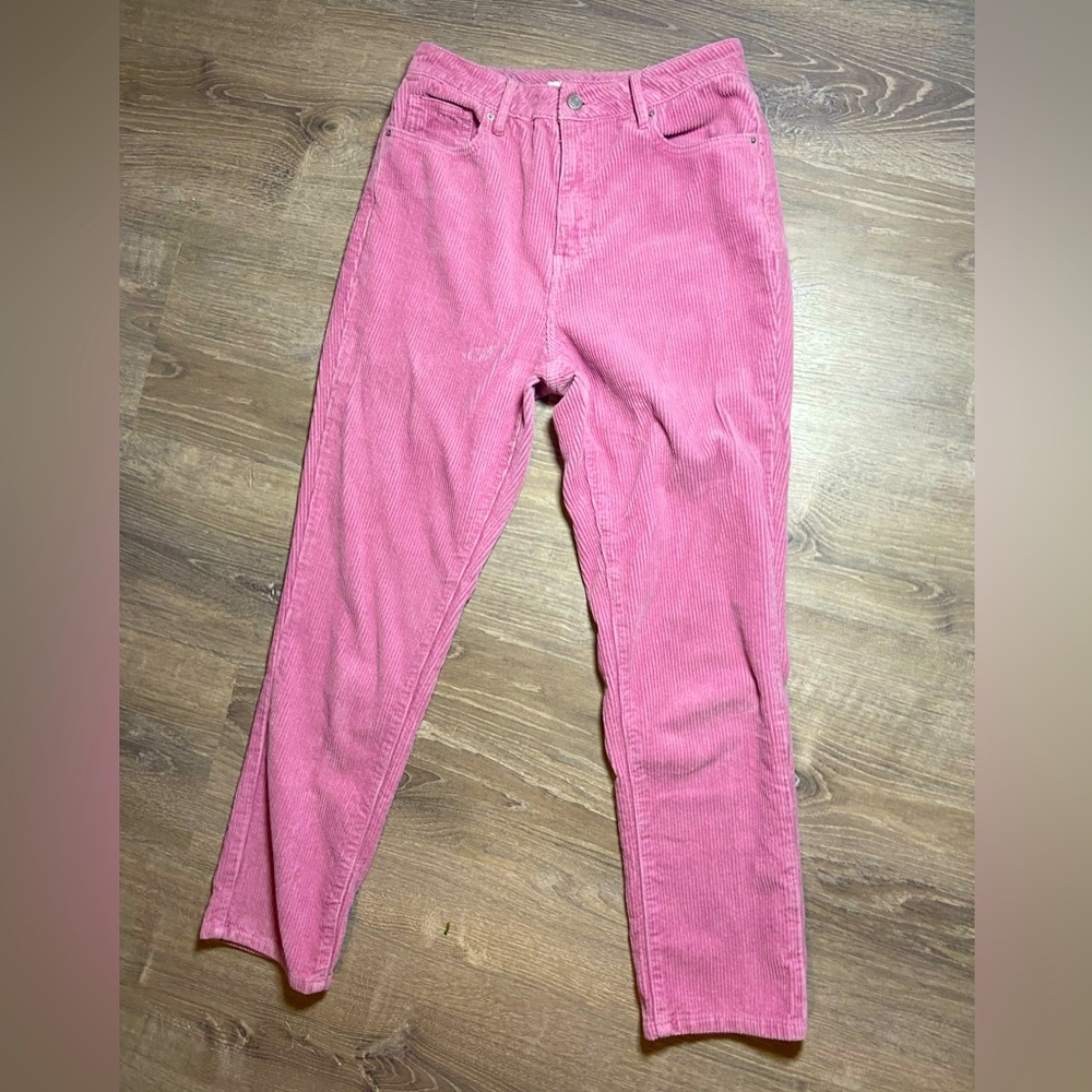 PacSun Pink Corduroy Mom Jeans